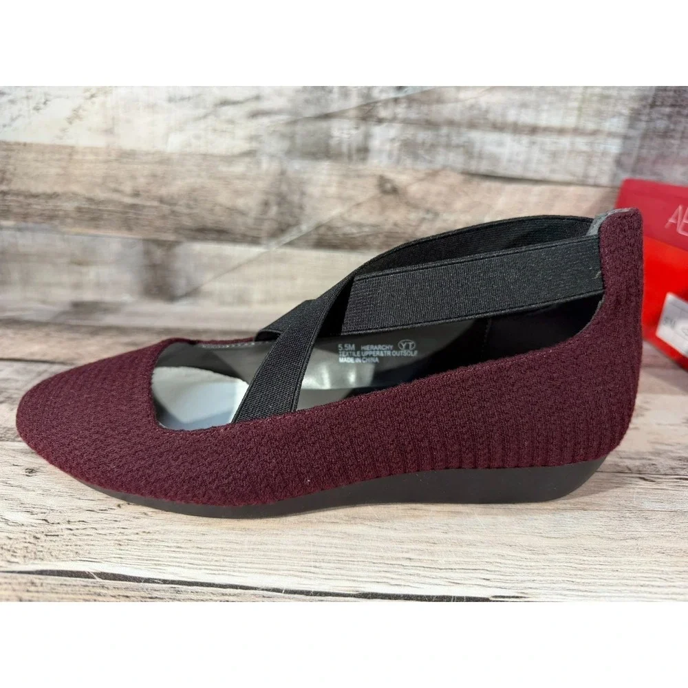 Aerosoles Hierarchy Wine‎ Fabric 534 Women Shoes Red Size 5.5